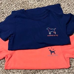 Boys crown and ivy tshirts